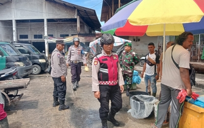 Peduli Warga, TNI-Polri Tanjung Beringin Gelar Patroli Sinergitas