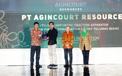 Inovasi Daur Ulang Mandiri Oli Bekas, Agincourt Resources Raih EPSA 2025