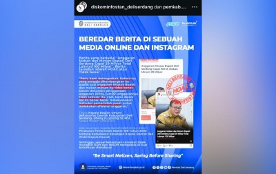 Heboh Anggaran Operasional Khusus Bupati Deliserdang Fantastis, Pemkab: Hoaks!
