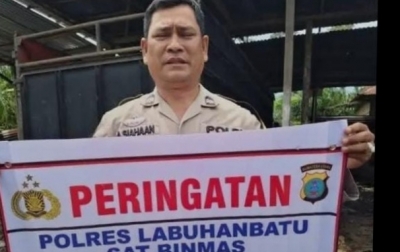 Polres Labuhanbatu Imbau Warga Tak Beli TBS dan Berondolan Ilegal