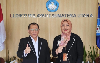 Perkuat Kolaborasi Strategis, Rektor Terpilih UTND Jalin Silaturahim dengan Kepala LLDIKTI