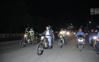 Jaga Kondusifitas Daerah, Bupati Asahan Pimpin Patroli Gabungan Malam