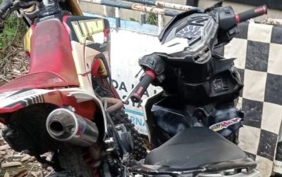 2 Sepeda Motor Laga Kambing di Sipispis, 1 Tewas dan 2 Luka Ringan