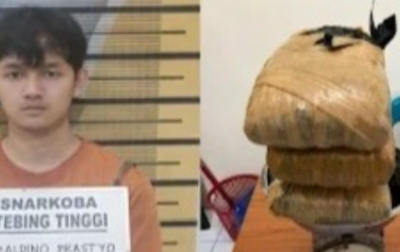 Satresnarkoba Polres Tebingtinggi Tangkap Pemilik 3 Kg Ganja