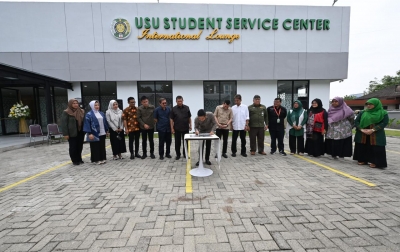 Student Service Center USU Diresmikan, Langkah Standar Layanan Internasional