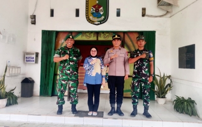 Camat dan TNI-POLRI Sambut Hari Pertama Bertugas Danramil 11 Tanjung Beringin, Pererat Sinergitas Forkopimcam