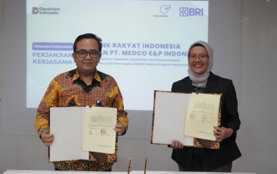 Perkuat Ekonomi Kerakyatan, BRI dan Medco E&P Jalin Kolaborasi Strategis Program Pemberdayaan UMKM