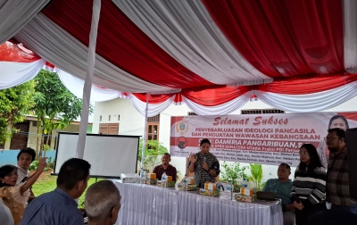 Dameria Pangaribuan Gelar Sosialisasi Ideologi Pancasila di Kelurahan Mangga