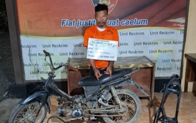 Polsek Bilah Hilir Ringkus Pelaku Curanmor, Amankan Satu Unit Sepeda Motor