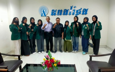 Mahasiswa Ilmu Komunikasi USU Kunjungi Analisa Diskusi Soal Konvergensi Media