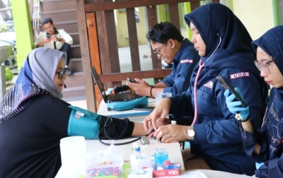 PMR Perguruan Pancasila Budi Medan Sukses Gelar Donor Darah