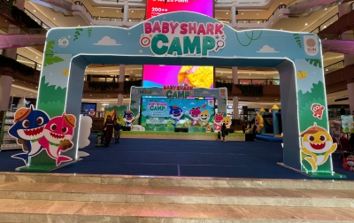 Baby Shark Camp Sapa Pengunjung Sun Plaza