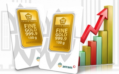 Sabtu Ini, Harga Emas Antam Melonjak ke Harga Rp2,122 Juta/Gram