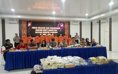 Polres Asahan Gagalkan Peredaran 8,6 Kg Sabu, Dua Orang Kurir Ditangkap 