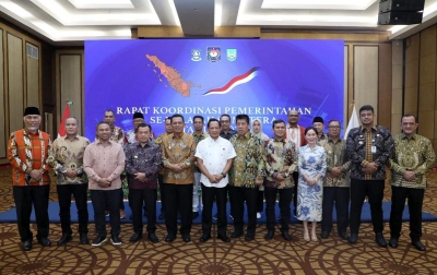 Hadiri Rakor Gubernur se-Sumatera, Pemprov Sumut Komit Laksanakan Percepatan Program Prioritas Presiden