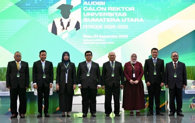 Audisi Rektor USU 2026-2031 Berjalan Sukses, 8 Calon Paparkan Program Kerja Terbaiknya