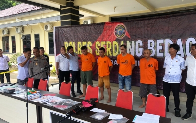 Terlibat penganiayaan Pendeta, Residivis Narkoba di Sergai Ditangkap Polisi
