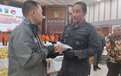 BNN RI, Poldasu dan Polda Aceh Berhasil Sita 1,7 Ton Narkotika