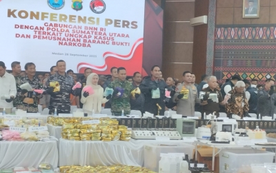 Gubernur LIRA Apresiasi BNN dan Polda Sumut Ungkap 1,7 Ton Narkoba