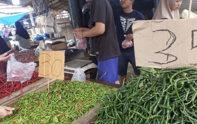 Gejolak Harga Cabai Masih Terjadi di Dataran Rendah, Sentuh Rp 100 ribu/Kg di Stabat