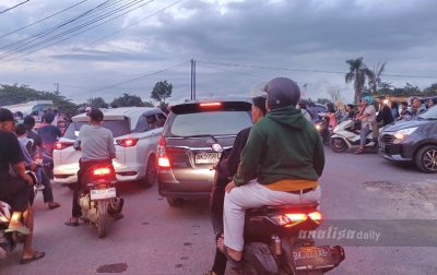 Setiap Akhir Pekan, Warga Keluhkan Jalan Macet Panjang Dekat Polsek Batangkuis