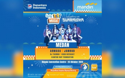 Bank Mandiri Livin’ Fest 2025 di Medan: Expo Sinergi UMKM dan Ekonomi Kreatif