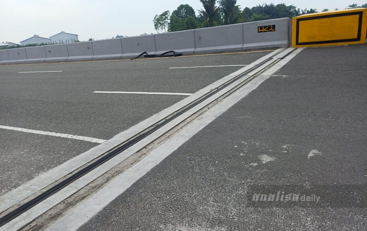 Diduga Dicuri, Besi Cor Jembatan Flyover Jalan Sultan Serdang Banyak Berhilangan