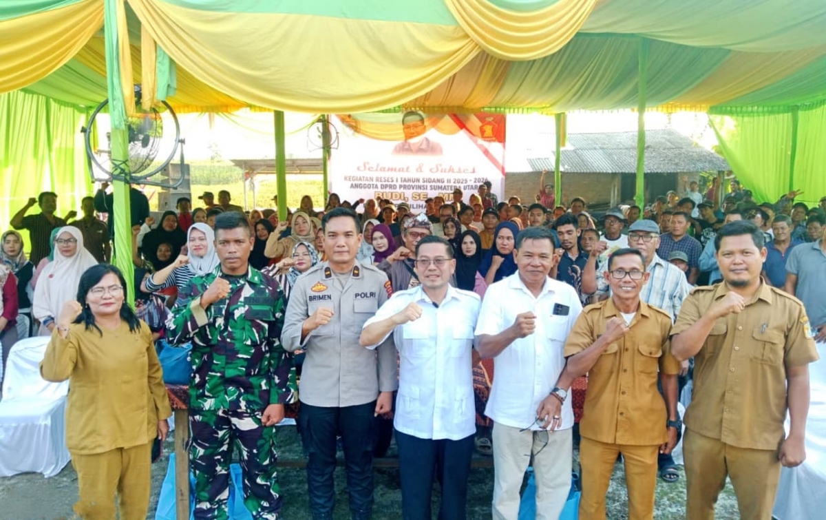Turun ke Desa, Anggota DPRD Sumut Budi Dengar Langsung Keluhan Warga Sergai