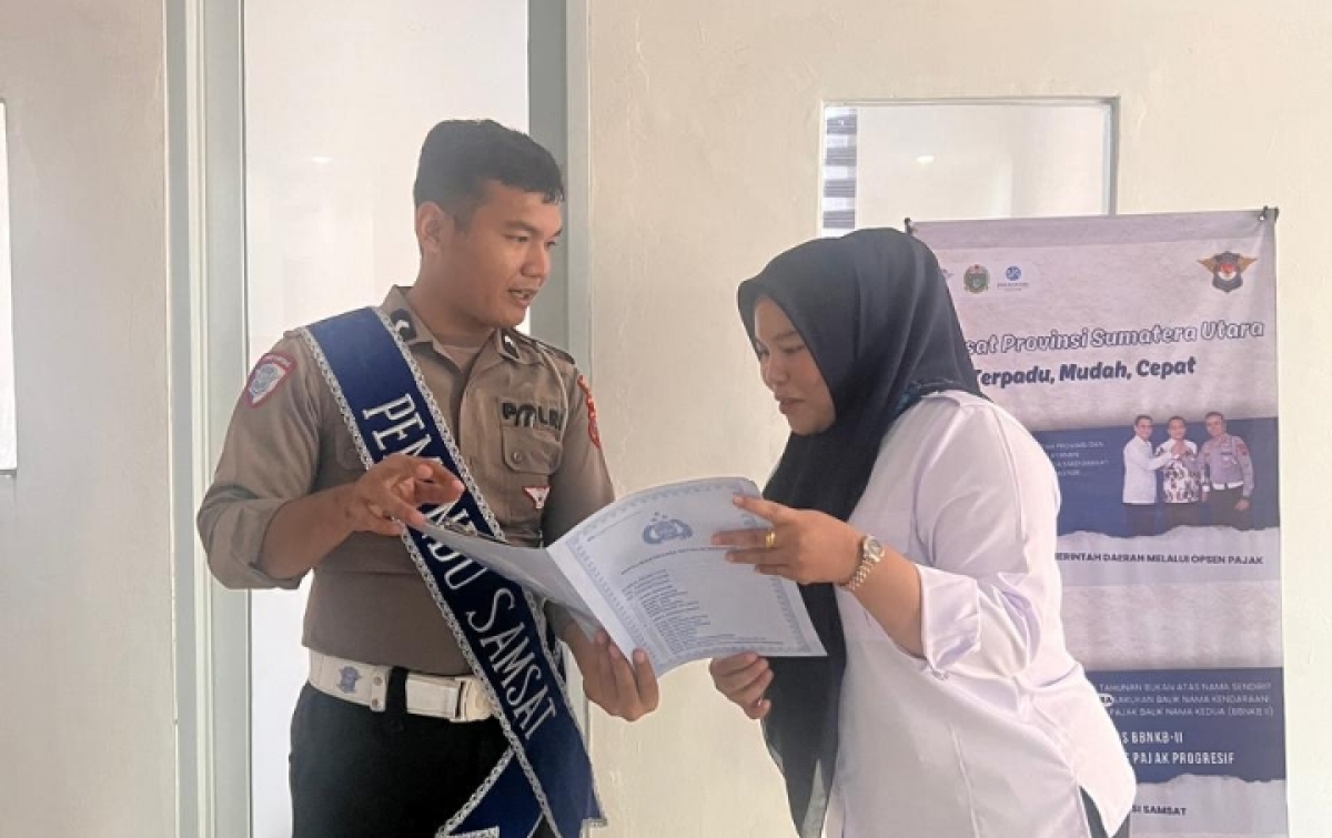 Polantas Menyapa, Apresiasi Masyarakat Taat Bayar Pajak Kendaraan