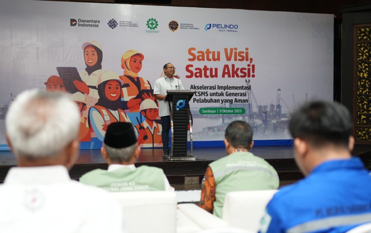 Pelindo Terapkan CSMS untuk Perkuat Budaya Keselamatan Kerja di Pelabuhan