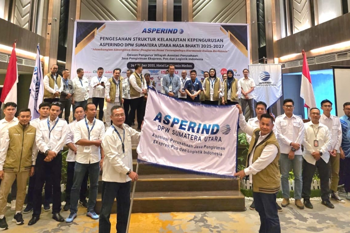 Pengurus Asperindo Sumut 2025-2027 Dikukuhkan, Siap Berkontribusi Bagi Perekonomian Daerah-Nasional