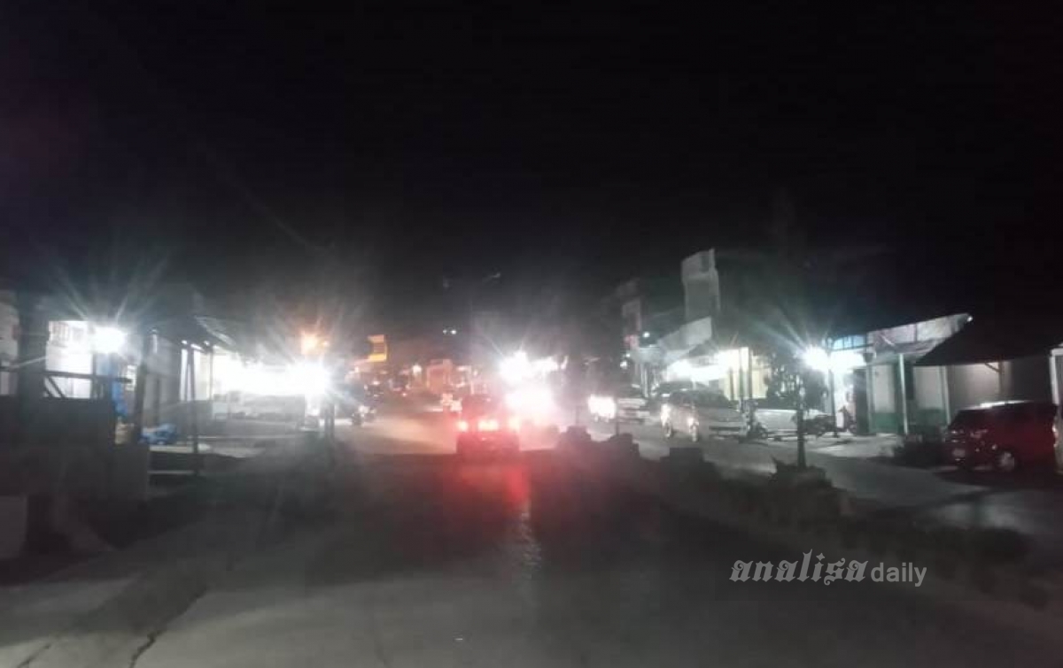 Lampu Jalan Banyak yang Padam di Sidikalang