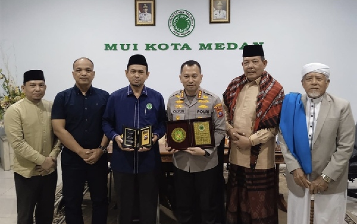 Silaturahmi ke MUI Medan, Kapolrestabes: Polisi Pelayan Masyarakat