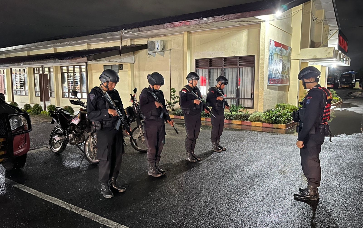 Brimob Sumut Gencar Patroli Malam, Wujudkan Medan Aman dari Gangguan Kamtibmas
