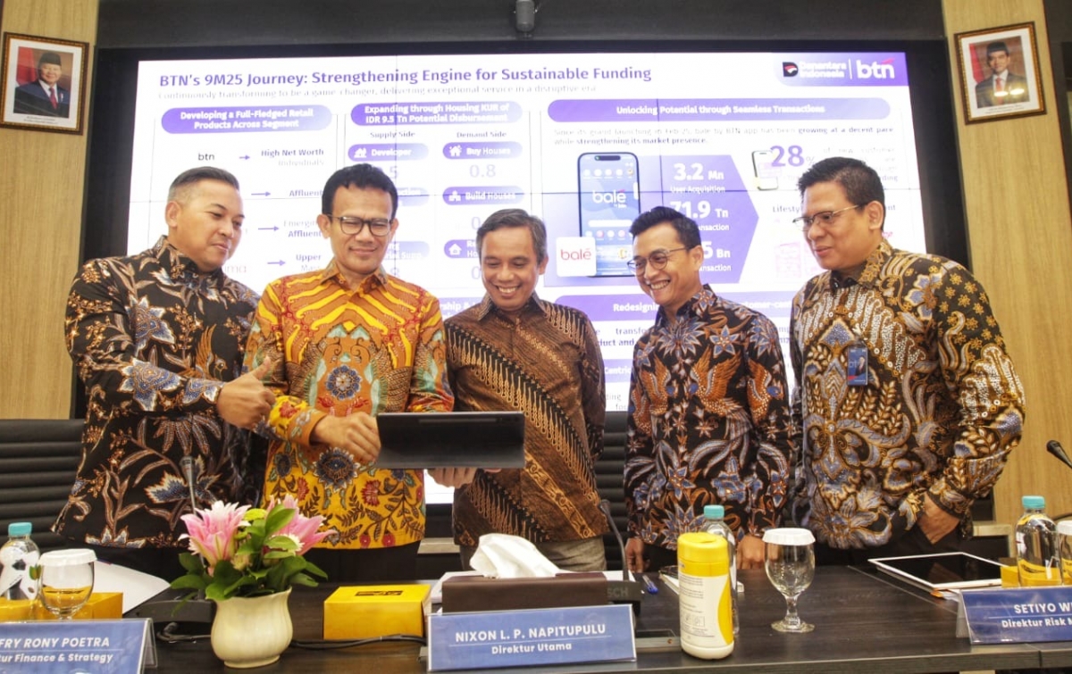 Tri Wulan III - 2025, BTN Bukukan Laba Rp 2,3 Triliun