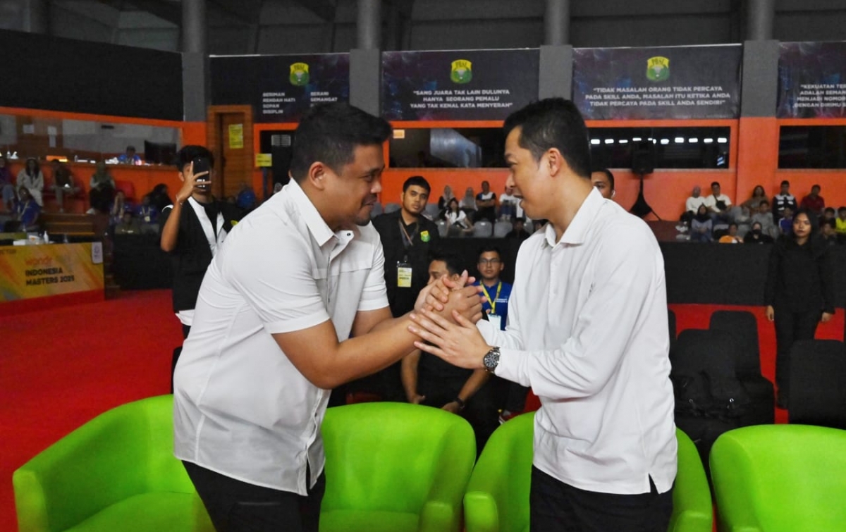 Puncak Indonesia Masters Super 100 II 2025,  Bobby Nasution Komitmen Siapkan Berbagai Event Olahraga