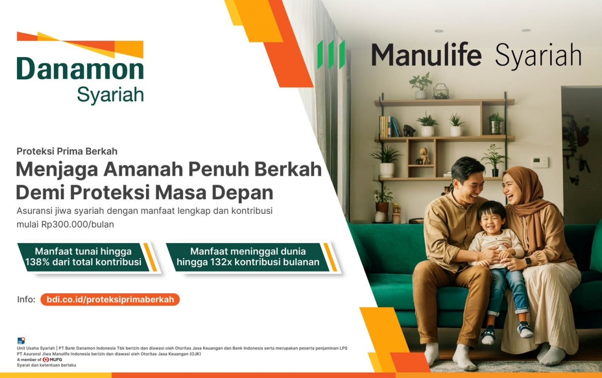 Manulife Syariah Indonesia dan Danamon Syariah Bersinergi melalui Proteksi Prima Berkah
