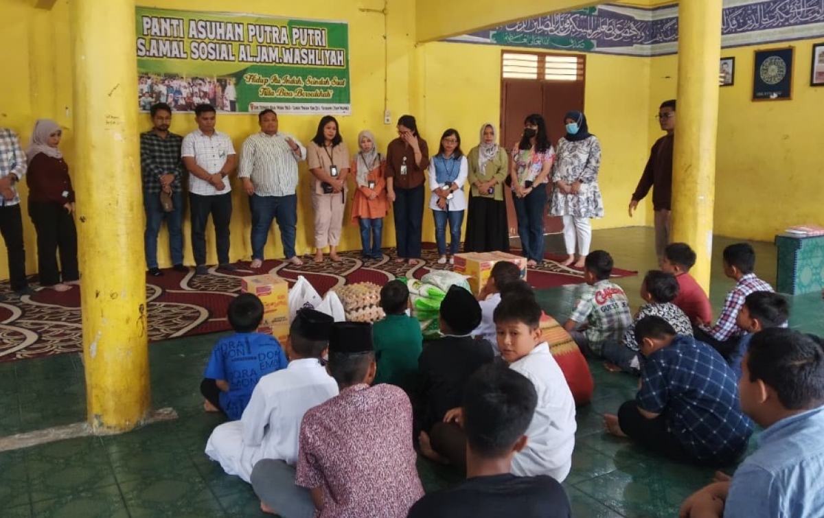 Jalin Kepedulian, BPJamsostek Tanjungmorawa Gelar Employee Volunteering di Panti Asuhan