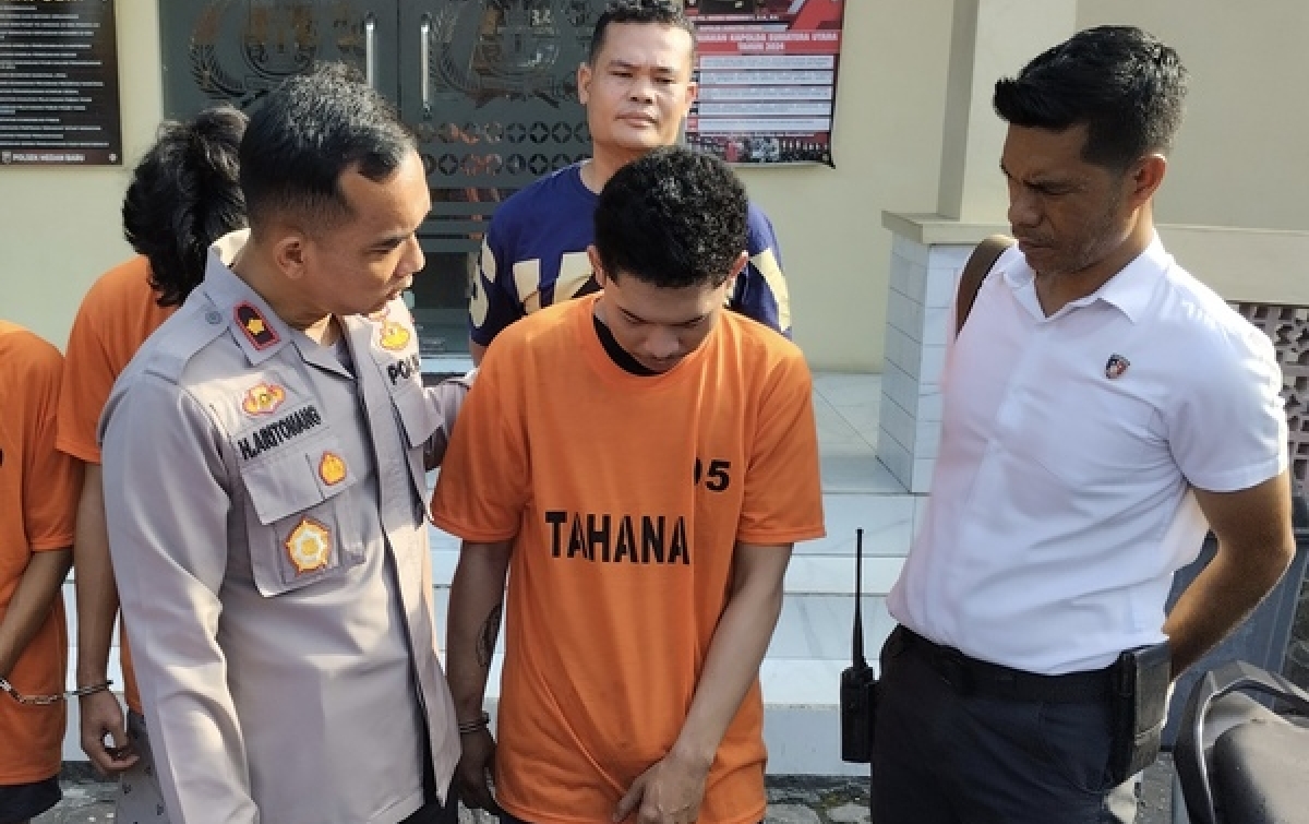 Tak Sampai 24 Jam, Polsek Medan Baru Bekuk 3 Begal Bersajam