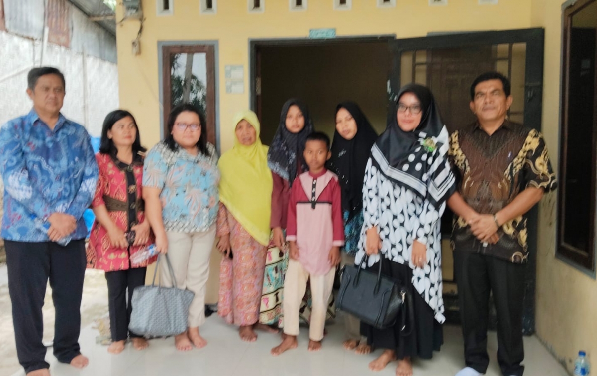 BPJS Ketenagakerjaan Beri Santunan Rp70 Juta dan Beasiswa untuk Anak Nelayan Hilang di Sialang Buah