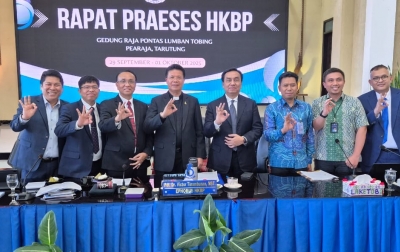 Ketua Yayasan UHN Effendi Simbolon Usulkan Pendirian Nommensen International Hospital ke Pimpinan HKBP