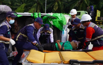Pelatihan Safety Driving dan Simulasi Penanganan Kecelakaan untuk Petugas Layanan Jalan Tol Medan-Binjai
