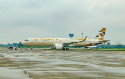 Resmi Mendarat! Etihad Airways Buka Rute Abu Dhabi-Medan, JAS Jadi Mitra Ground Handling
