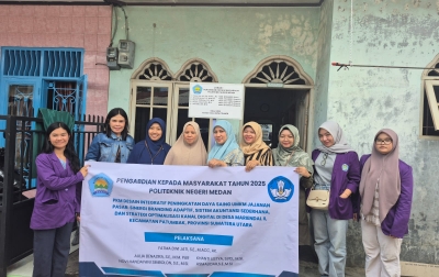 Dosen Polmed PKM Desain Integratif Peningkatan Daya Saing UMKM Jajanan Pasar di Patumbak