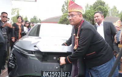 Bupati Dairi Bilang SPKLU Lompatan Besar, Juangga Silaban: Bukan Prioritas