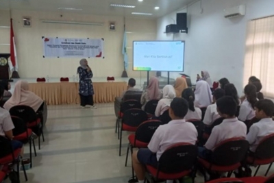 Siswa SMP Negeri 10 Diajak Tingkatkan Kegemaran Membaca