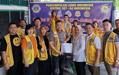 Darmawan Yusuf dan Lima Lions Club Catat Sejarah, Baksos Mental Health