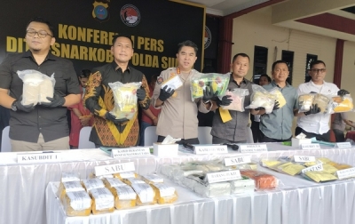 Pengungkapan Bersama, Poldasu Sita 43 Kg Sabu