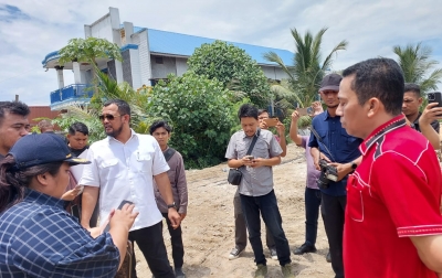DPRD Medan Tinjau Penimbunan Hutan Mangrove, Hadi Suhendra: Tindak Tegas Pengusaha Nakal
