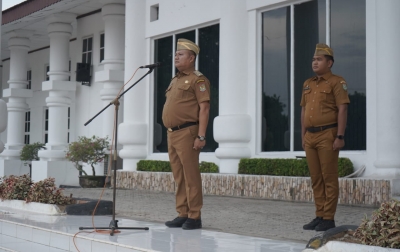 Wabup Asahan Pimpin Apel Gabungan Awal Oktober 2025